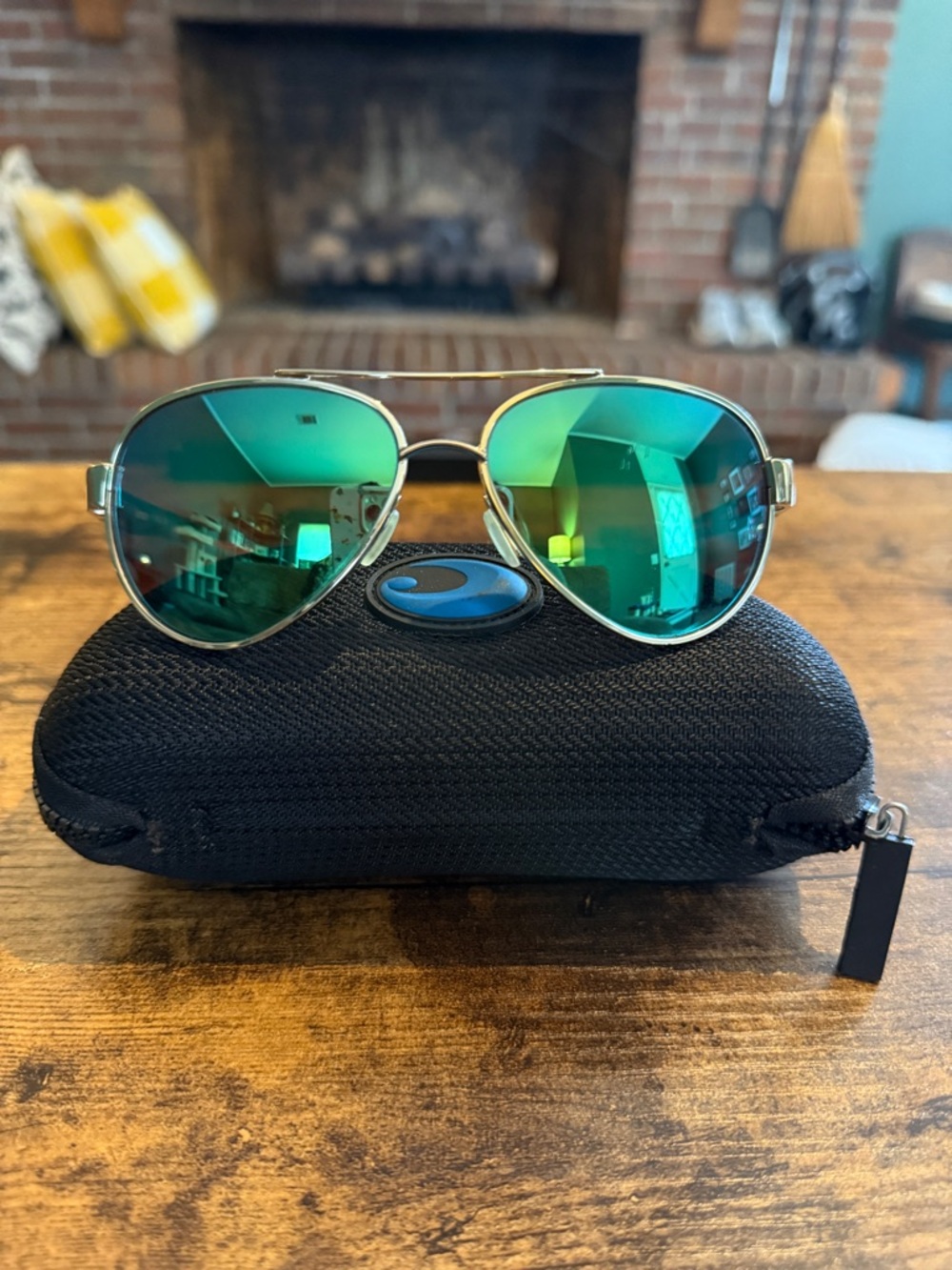 Costa Loreto Green Mirrored Polarized Women’s Sunglasses.